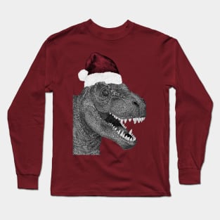 Santa-saurus Rex Long Sleeve T-Shirt